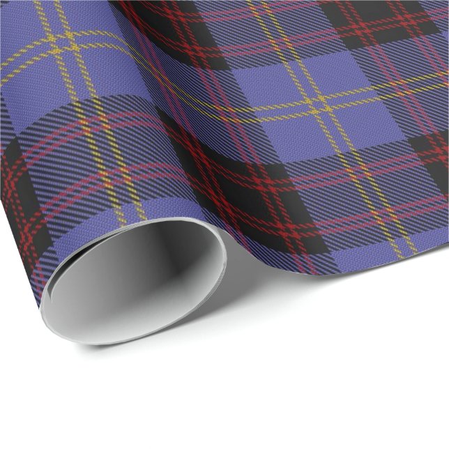 Clan Rutherford Scottish Tartan Wrapping Paper (Roll Corner)