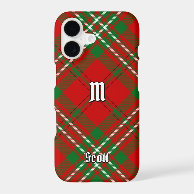 Clan Scott Coque Tartan Red coque iphone-Mate (Verso)