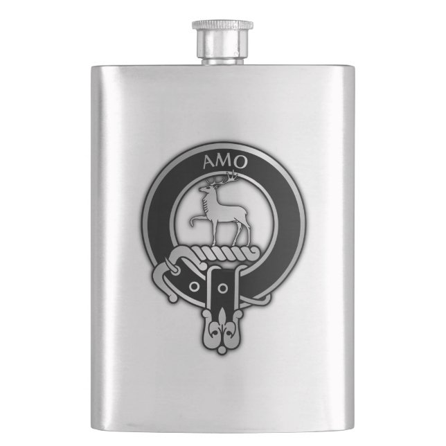 Clan Scott Crest  Flask (Front)