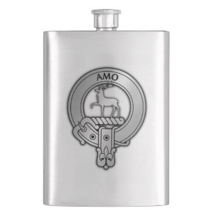 Clan Scott Crest Hip Flask