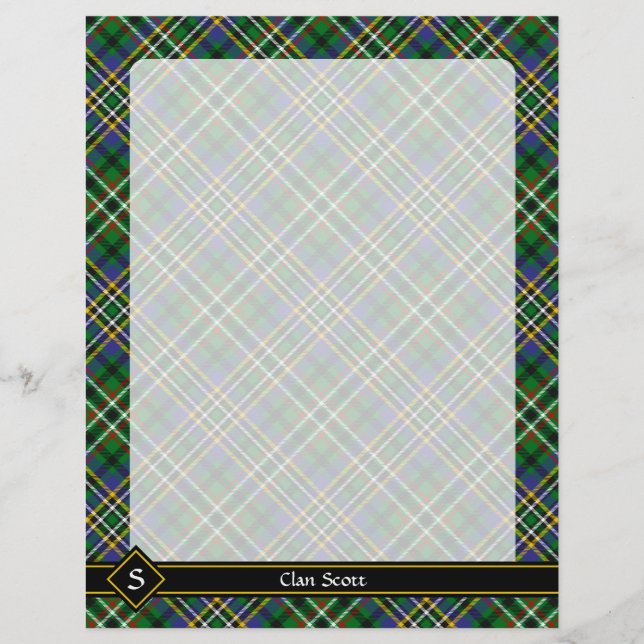 Clan Scott Green Tartan Flyer (Front)