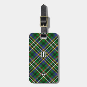 Clan Scott Green Tartan Luggage Tag