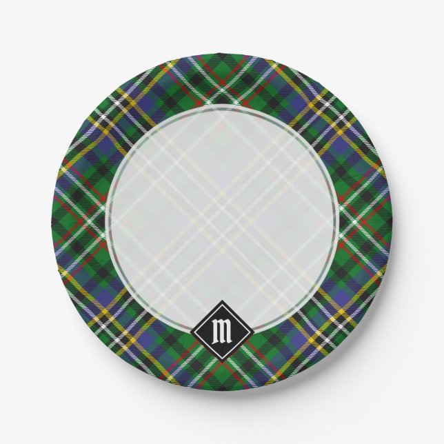 Clan Scott Green Tartan Paper Plates (Front)