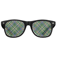 Clan Scott Green Tartan Retro Lunettes de soleil