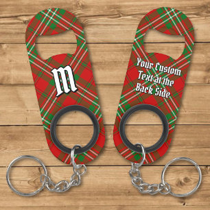 Clan Scott Red Tartan Keychain Bottle Opener