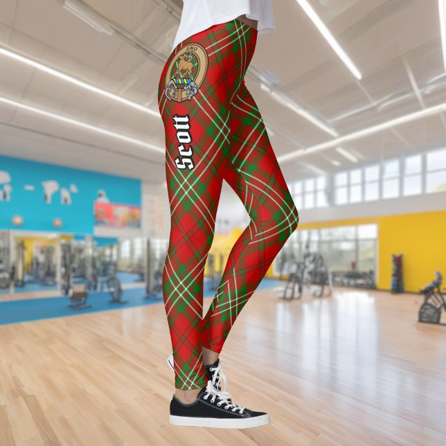 Clan Scott Red Tartan Leggings (Creator Uploaded)