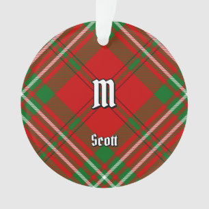 Clan Scott Red Tartan Orament