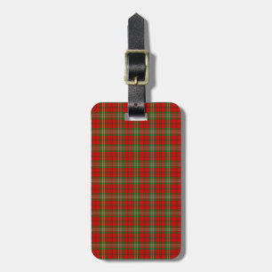 Clan Scott Tartan Luggage Tag