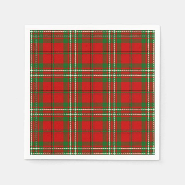 Clan Scott Tartan Napkin (Front)