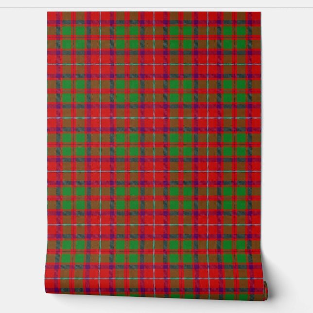 Clan Shaw Tartan Wallpaper (Unrolling)