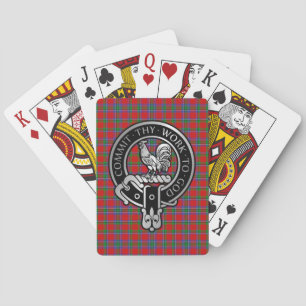 Clan Sinclair Crest & Tartan Bicycle Playing Cards