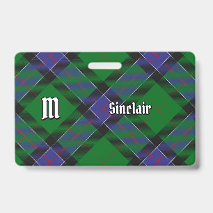 Clan Sinclair Hunting Tartan Badge