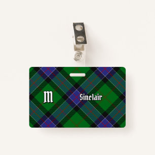 Clan Sinclair Hunting Tartan Badge