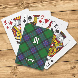 Clan Sinclair Hunting Tartan Playing Cards