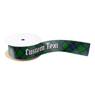Clan Sinclair Hunting Tartan Satin Ribbon
