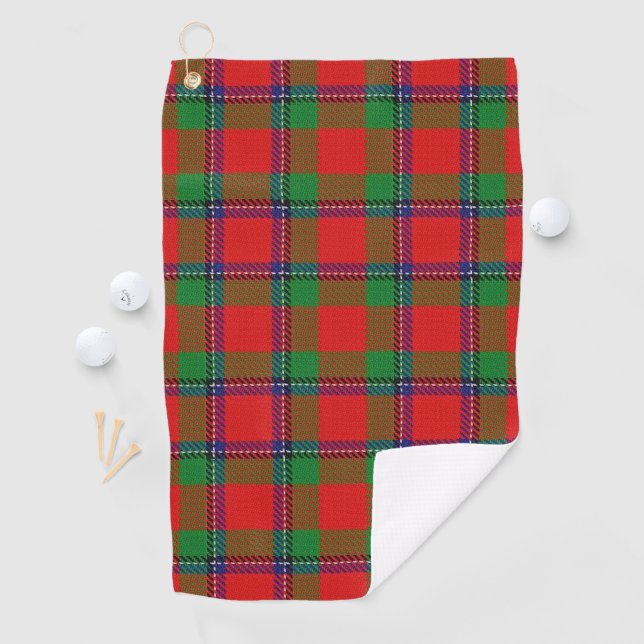 Clan Sinclair Scottish Tartan Golf Towel (InSitu)