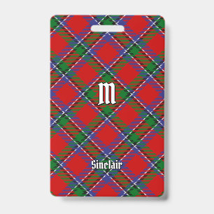 Clan Sinclair Tartan Badge