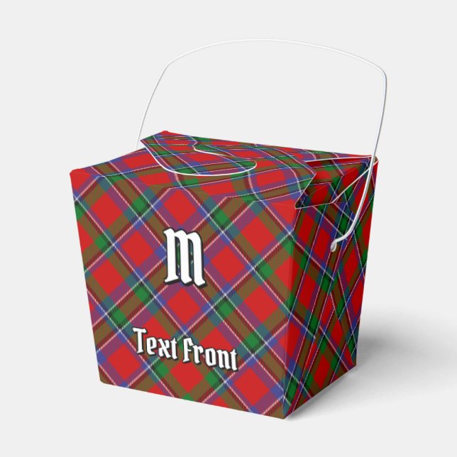 Clan Sinclair Tartan Favor Box (Front Side)
