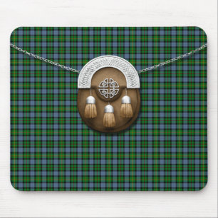 Clan Smith Tartan And Sporran Mouse Pad