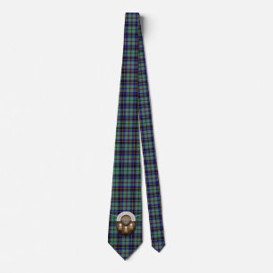 Clan Stevenson Tartan And Sporran Tie