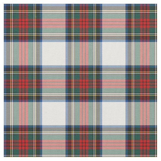 Clan Stewart Dress Tartan Fabric (Close Up)