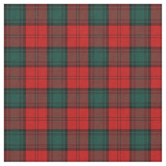 Clan Stewart of Atholl Tartan Fabric (Close Up)