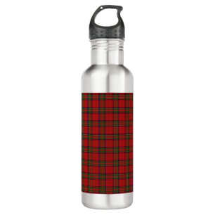 Clan Stewart Royal Scottish Tartan Plaid Pattern 710 Ml Water Bottle