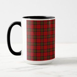 Clan Stewart Royal Scottish Tartan Plaid Pattern Mug