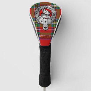 Clan Stewart Stuart Crest & Tartan Golf Head Cover