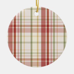 Clan Stewart Tartan Ceramic Ornament