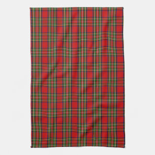 Clan Stewart Tartan Kitchen Towel