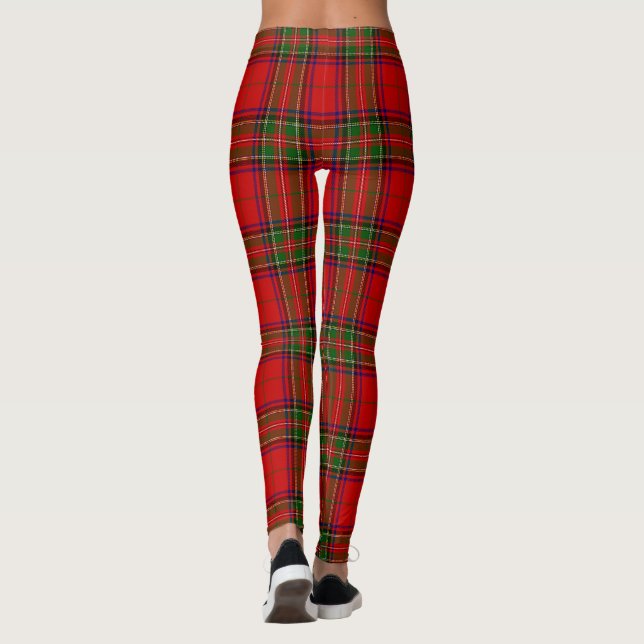 Clan Stewart Tartan Leggings (Back)