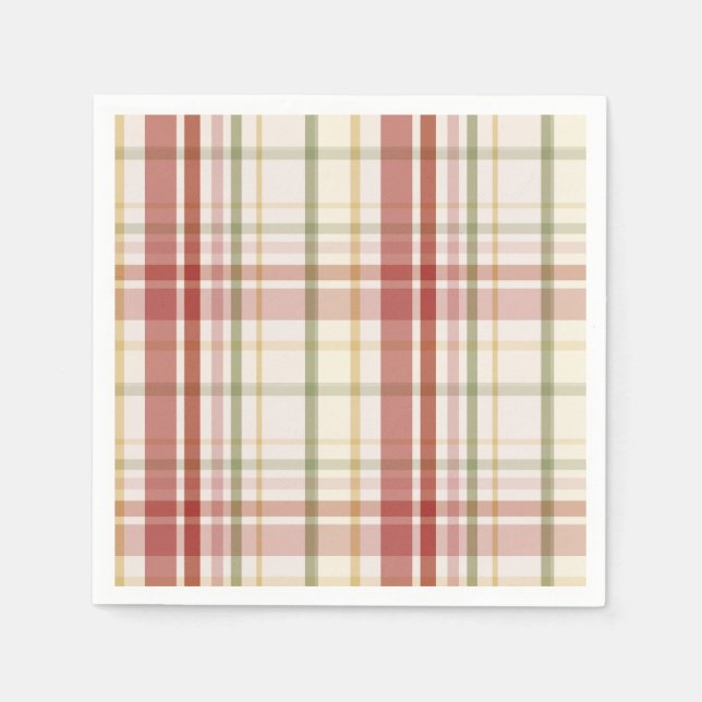 Clan Stewart Tartan Napkin (Front)