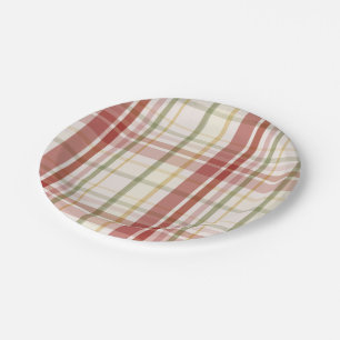 Clan Stewart Tartan Paper Plate