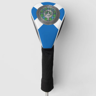 Clan Stirling Crest & Tartan Knot Golf Head Cover