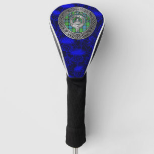 Clan Stirling Crest & Tartan Knot Golf Head Cover