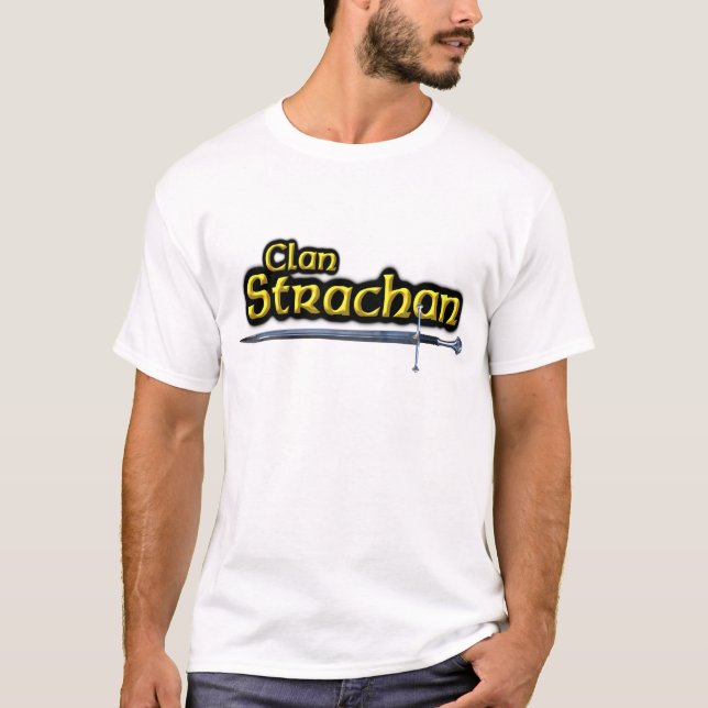 Clan Strachan Inspired Scottish T-Shirt (Front)
