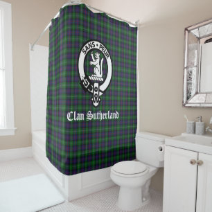 Clan Sutherland Crest Badge & Tartan