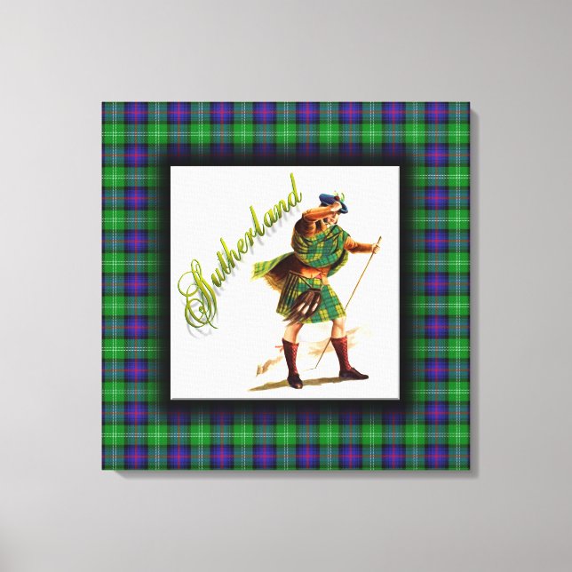 Clan Sutherland Scottish Dream Canvas Print (Front)