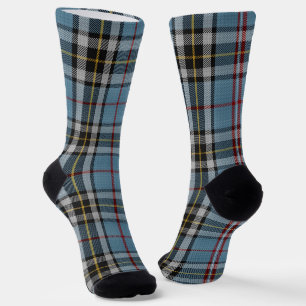Clan Thompson Dress Blue Tartan Socks
