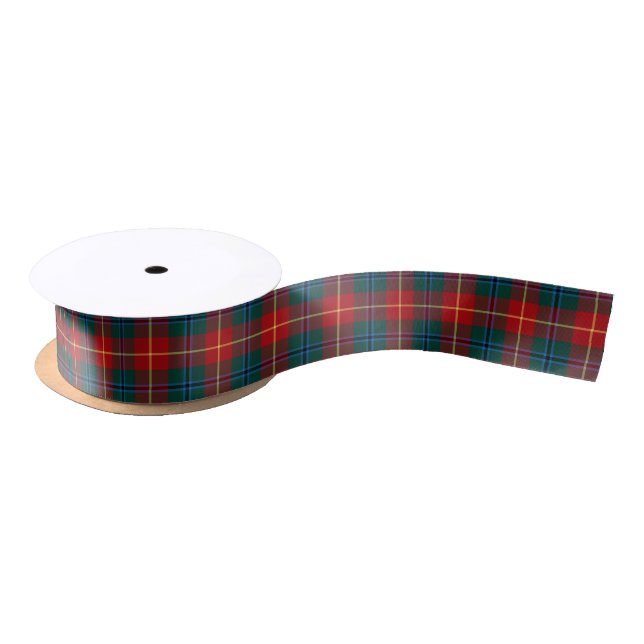 Clan Turnbull Modern Dress Tartan Scottish Plaid Satin Ribbon (Spool)