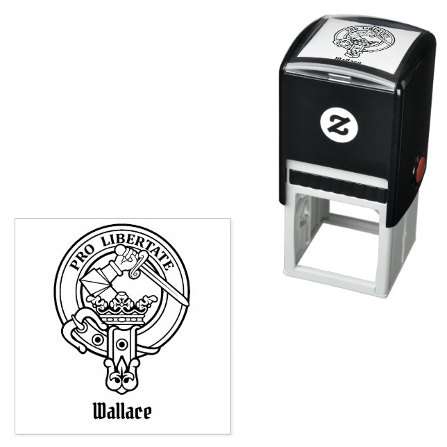 Clan Wallace Crest Self-inking Stamp (In Situ)