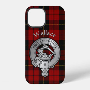 Clan Wallace Crest & Tartan iPhone 12 Case