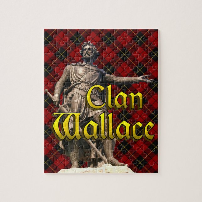 Clan Wallace Scottish Freedom Jigsaw Puzzle (Vertical)