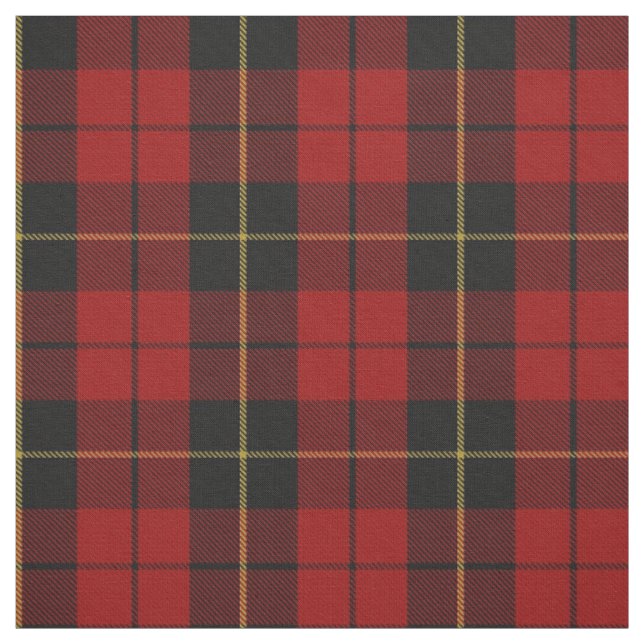 Clan Wallace Scottish Tartan Plaid Fabric (Swatch)