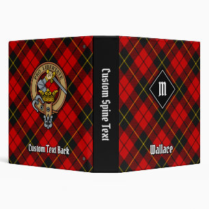 Clan Wallace Tartan 3 Classeur