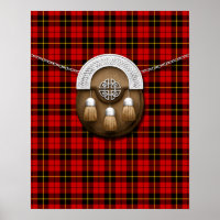 Clan Wallace Tartan And Sporran