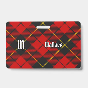 Clan Wallace Tartan Badge