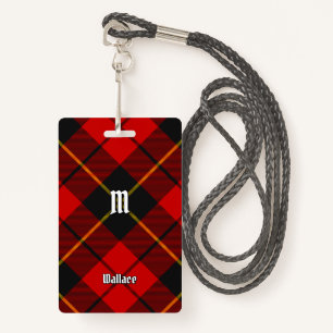 Clan Wallace Tartan Badge
