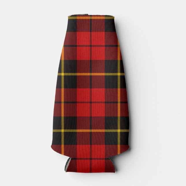 Clan Wallace Tartan Bottle Cooler (Front)
